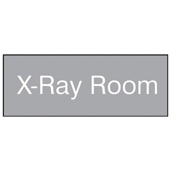 Accuform 8 in W x 3 in H, Engraved Plastic PSG921GY - main